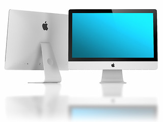 Image showing New iMac Super Slim 5mm display