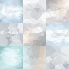 Image showing Polygonal Geometric backgrounds.