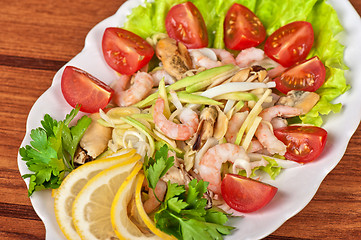 Image showing Seafood salad