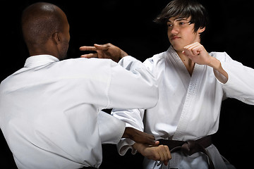 Image showing Karate fight