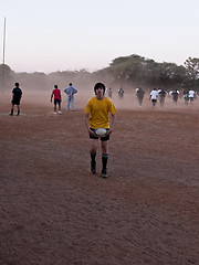 Image showing rugby players