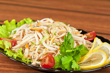 Image showing Salad with calamary