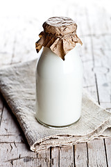 Image showing bottle of fresh milk 