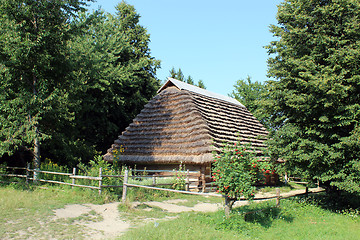 Image showing old rural house in Carpathian region
