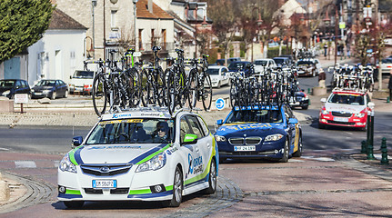 Image showing Paris Nice 2013 Cycling: Stage 1 in Nemours, France