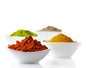 Image showing spices on a white background