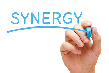 Image showing Synergy Blue Marker