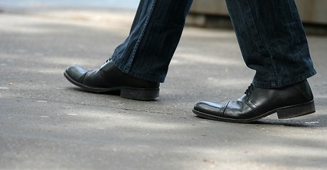 Image showing Walking in the street