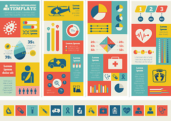 Image showing Medical Infographic Template.