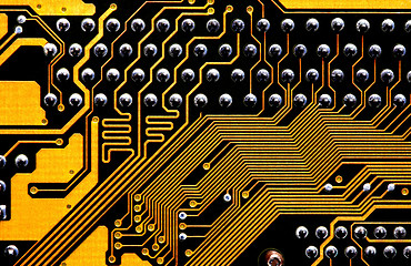 Image showing motherboard circuits