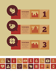 Image showing Medical Infographic Template.