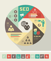 Image showing Social Media Infographic Template.