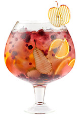 Image showing Berries and fruit cocktail