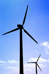 Image showing two windmill