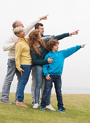 Image showing Nice family enjoying their holidays