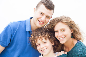 Image showing Happy family smiling together