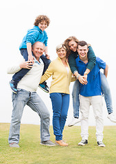 Image showing Family enjoying at park