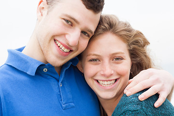 Image showing Attractive young beautiful couple