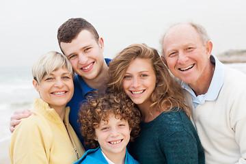 Image showing Family enjoying their vacation 