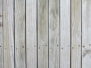 Image showing Texture of a wooden fence