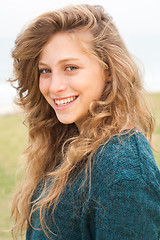 Image showing Beautiful young smiling woman