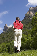 Image showing Hiking woman