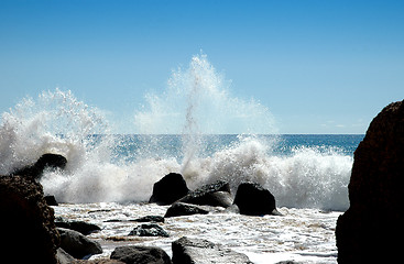 Image showing wave breaking