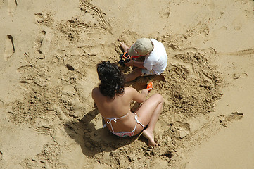 Image showing a day at the beach