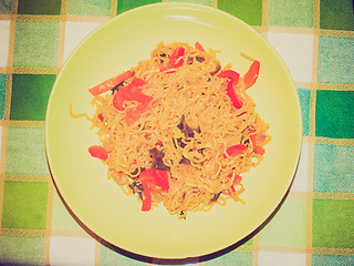 Image showing Retro look Noodles