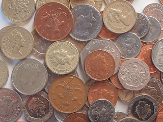 Image showing Pound coins