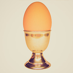 Image showing Retro look Egg picture