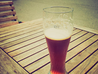 Image showing Retro look Beer