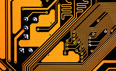 Image showing motherboard circuits