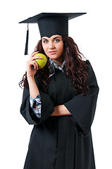Image showing Graduation girl