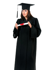 Image showing Graduation girl