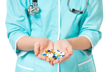 Image showing Pills in hand 