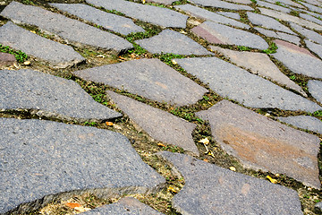 Image showing Stone pavement

