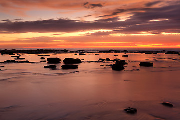 Image showing Fire and Water at Bateau Bay