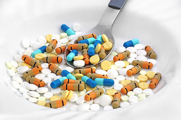 Image showing Pills and tablets