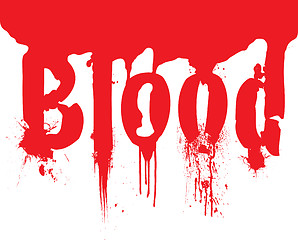 Image showing header blood dribble text