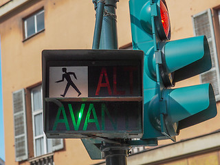 Image showing Green traffic light