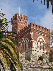 Image showing Albertis Castle in Genoa Italy