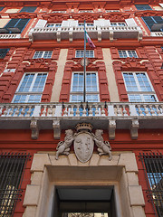 Image showing Palazzo Rosso in Genoa Italy