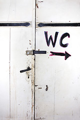 Image showing Wc sign