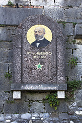 Image showing Zamenhof memorial plaque