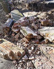 Image showing Broken wall