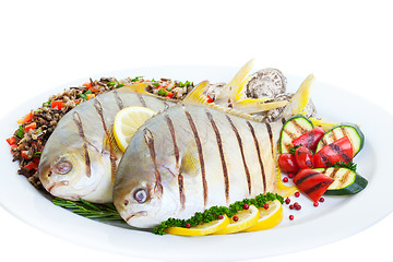 Image showing Grilled Pompano