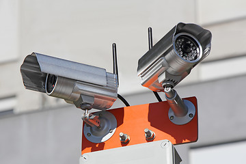 Image showing Security cameras