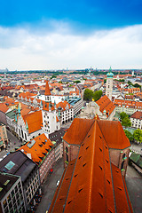 Image showing Panorama of Munich, Bavaria, Germany