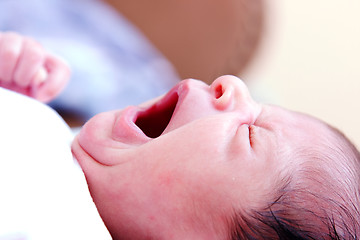 Image showing The big yawn